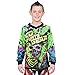 KO Sports Gear KO Skull with Long Sleeves, Ideal for Motocross, Cycling, Skateboarding and General Wear