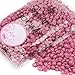Hair Removal Wax Bean, Toraway No Strip Depilatory Hot Film Hard Wax Pellet Waxing Bikini Hair Removal Bean 50g (Pink)