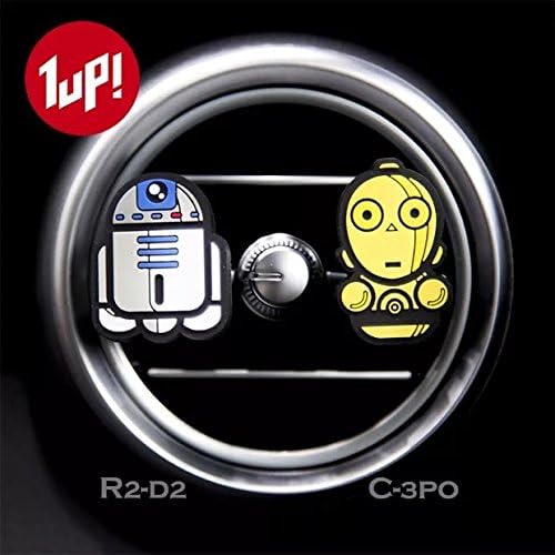 7 COLOURS 2 x Coolest Novelty Car Air Fresheners! Marvel Avengers, Game Of Thrones, Deadpool, Star Wars.Transform Your Boring Car Into The Coolest Car! (Star Wars: R2-D2 & C-3PO) (Sweet Candy)