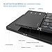 Foldable Bluetooth Keyboard, Vive Comb Dual Mode Bluetooth & USB Wired Rechargable Portable Mini BT Wireless Keyboard with Touchpad Mouse for Android, Windows, PC, Tablet-Black