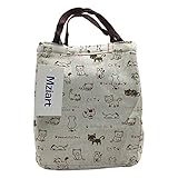Cute Lunch Bag Reusable Lunch Tote Bag Insulated Cooler Bag Handbag with Velcro Closure for Adults Men Women Kids Work Travel Picnic (Cats)
