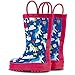 Lone Cone Rain Boots with Easy-On Handles in Fun Patterns for Toddlers and Kids, Gary The Unicorn, 10 Toddler
