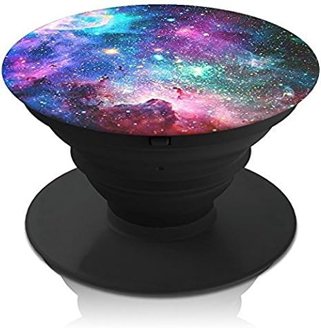 Smartphone Expanding Stand and Grip (Premium 3M) - Phone Accessories (Galaxy S7, S7 Edge, iPhone SE / 6 / 6+ / 6S / 7 / 7+) + Tablets (Amazon Fire, iPad / iPad Mini) (Blue Nebula)