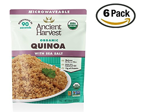 Ancient Harvest Microwaveable Organic Quinoa with Sea Salt (Pack of 6) - Thumbnail 6
