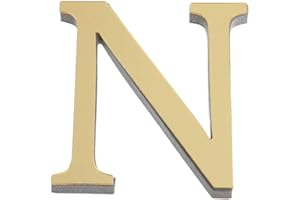 UJAKEL Gold Bubble Letter Decor Initial Decor Letter J Decor Letter Signs 6 Inch Letters 3D Letters