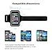 APEKX Cellphone Sports Armband: Super Comfort Fit, Ultra Slim, Soft Lycra, Running Water Resistant for iPhone 6, 6s(4.7-Inch), Galaxy S3/S4, iPhone SE, 5/5C/5S (Black)