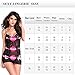 Dearlovers Women One Piece Shapwear Teddy Lingerie Babydoll Medium Size Black