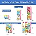 KOUSI Kid dresser Baby Clothes Rack Kid Wardrobe Closet Bedroom Armoire Cube Organizer Formaldehyde-Free Furniture(Pink, 8 Cubes 2 Hanging Sections)