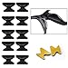 NUOLUX Nose Pads 5 Pairs 1.8MM Non-slip Silicone Nose Cushions for Eyeglasses (Black)