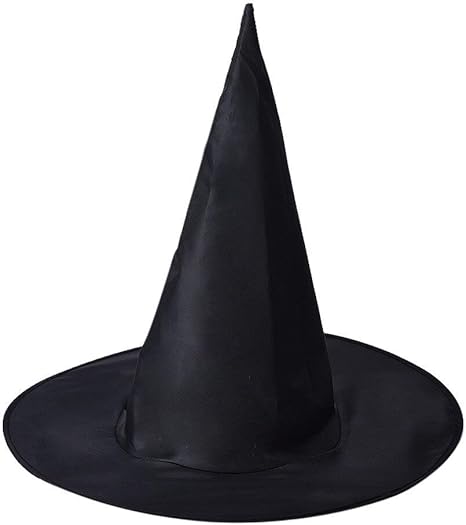 Amazon Co Jp Limei Zen ハロウィーンの魔女帽子衣装小道具広い信頼性の高い大人の女性の黒魔女帽子のためにハロウィン仮装パーティーアクセサリーfedoras Color Black Size One Size ホーム キッチン