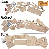 Kraftic Woodworking Building Kit For Kids And Adults With 3