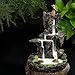 ZINGYOU Mountain Stream Backflow Incense Burner, Handcrafted Resin Incense Cone Burner, Aromatherapy Furnace for Home Decor