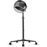 Professional Hooded Hair Dryer, Standing Hair Dryers Hooded with Time Setting, Touch Controls and 3 Temperature Settings, Sit Under Hair Dryer, Height Adjustable for Salon and Home Use