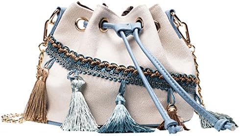 Felice Women Girls Mini Crossbody Bag Suede like Tassel Hobo Shoulder Bags with Colorful Wide Strap