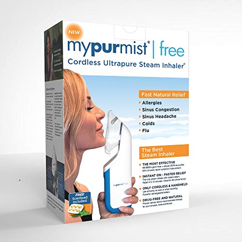 Mypurmist Free Ultrapure Handheld Personal Steam Inhaler (Cordless), Vaporizer and Humidifier - Thumbnail 2