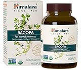 Himalaya Organic Bacopa/Brahmi, 60 Caplets for Mental Alertness, Cognitive Health & Memory Support 750mg