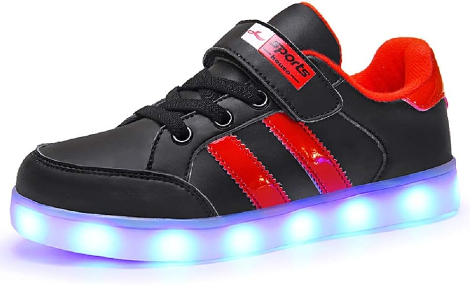 SkybirdUK LED Light up Trainers 7 Colors Luminous Flashing USB Charge