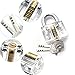 MICG A-bloy Cutaway Lock Transparent Training Skill Professional Visible Practice Padlocks Lock Pick for Locksmith