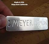 Aluminum Tree Tags / Labels - Made in USA - 100 Tags (with wires)