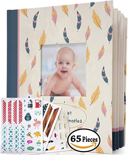 Baby Memory Book - 48 pages, 65 Specially Designed Stickers, Unisex. The Perfect Present for a New Parents by Fyutzi