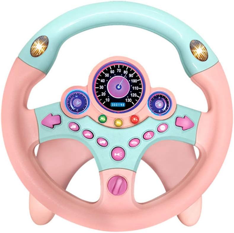 Asdf586io Children Steering Wheel 