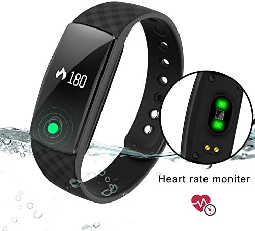 DENISY Smart Bracelet with Heart Rate Monitors for IOS and Android Watch Wristband