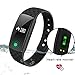 Finess tracker,DENISY Smart Bracelet with Heart Rate Monitors for IOS and Android Watch Wristband