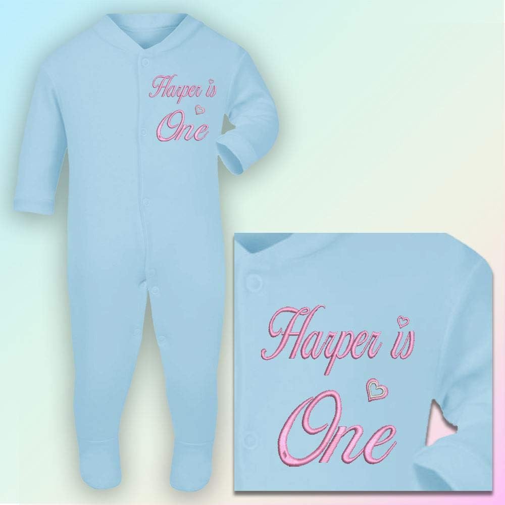 1st birthday sleepsuit