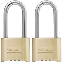 Sesamee K0436 4 Dial Bottom Resettable Combination Brass