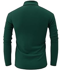 jonivey Mens Basic Turtleneck Long Sleeve