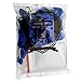 5 Pack - Premium Quick Release Lanyards with Detachable Buckle & Heavy Duty Waterproof Badge Holders by Specialist ID (Royal)