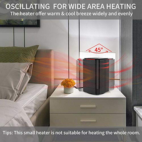 Kloudi Space Heater, Portable Electric Ceramic Heaters for Office