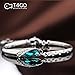 T400 Jewelers “Glass Slipper” Swarovski Element Crystals Wrist Bangle Bracelet for Women Girlfriend Love Gifts Size 6.7