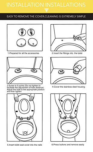 Elongated Toilet Seat With Built-In Potty Training Seat - Soft Close, Non-Slip, Magnetic Kids Seat