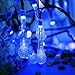 Outdoor String Light, BOYON Solar Fairy, Starry Lights Best for Garden, Patio, Party (2 Lighting Modes, 19.7ft, 30 Led, Blue)