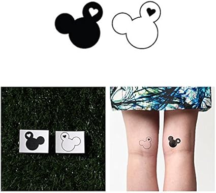 Tattify Best Friend Temporary Tattoo Happiest Set Of 2 Amazon Co Uk Beauty