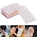 WECANDO 600 Counts Acupuncture Vaccaria Needle Ear Seeds Massage Paste Ear Stickers Auricular Ear Press Seed