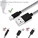 iSeeker Bundle of 3 Durable 6.6ft/2m Nylon Braided Tangle-Free Micro USB Cable for Android, Samsung, HTC, Motorola, Nokia and More