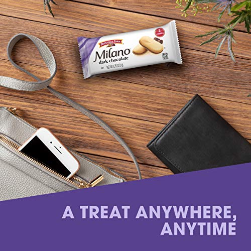 PEPPERIDGE FARM MILANO COOKIES, DARK CHOCOLATE, 20 PACKS TUB, 2 COOKIES PER PACK