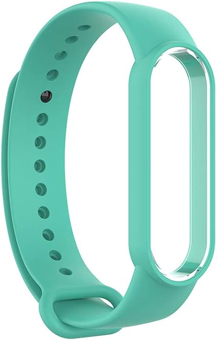 Volking Correa para Xiaomi Mi Band 5, Pulsera de Correa de Repuesto de Silicona, Accesorios de reemplazo de Pulsera Ajustable para Mi Band 5