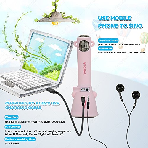 2 TOSING+Microphone+Microphones+Bluetooth+Smartphone