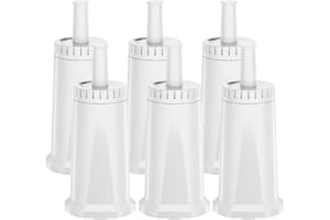 Mutital Water Filter for Breville Barista Touch Espresso Machine BES880, Barista Pro BES878, Oracle Touch BES990, Oracle BES980 & Dual Boiler BES920 Bambino ClaroSwiss Sage, BES008WHT0NUC1 (6 Pcs)