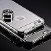 iPhone 6S Case,Roybens Luxury 2 in 1 [Air Aluminum Bumper + Acrylic Back Plate] Back mirror Anti-Scratch Case Cover for Apple iPhone 6/6S - Silver