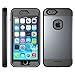 SUPCASE Water Resist Full-body Protection Series Heavy Duty Case for Apple iPhone 6, with Built-in Screen Protector and 3 Interchangeable Covers (Space Gray/Silver/Gold)