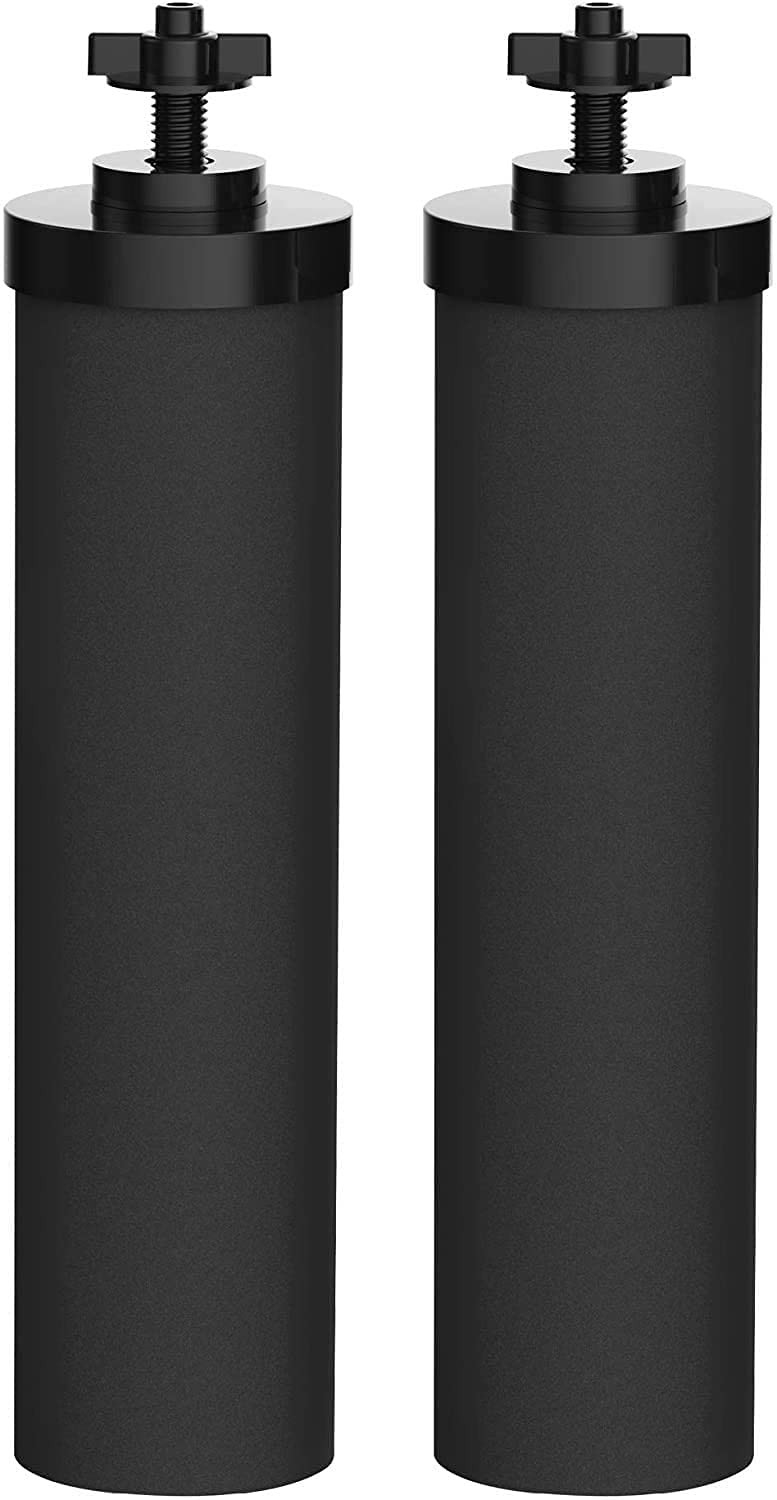 Purewell BB8 Black Purification Elements, Replacement Filters for PB/BB8 Purification Elements and Gravity Water Filter System
