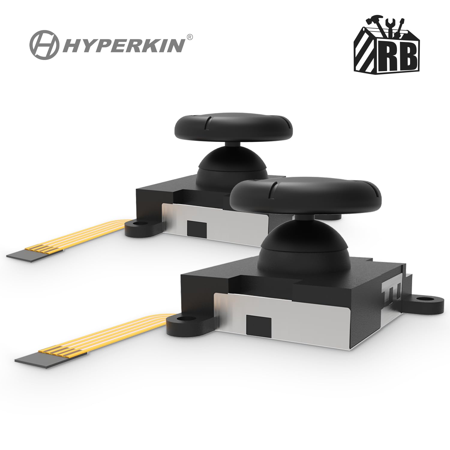 Hyperkin TMR Switch Joysticks Replacement, Drift-Free TMR Electromagnetic Joystick for Nintendo Switch/OLED/Lite, Tunnel Magnetoresistance Sticks (2-Pack)