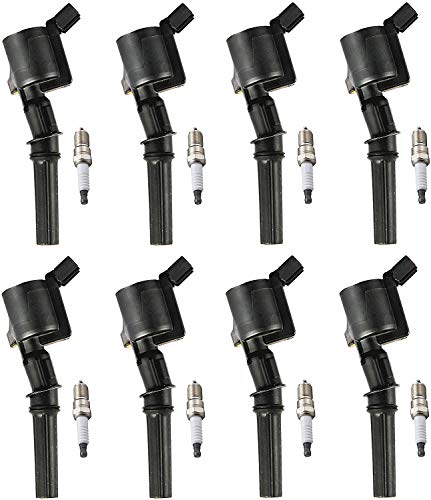 ENA Set of 8 Spark Plug and Ignition Coil Pack