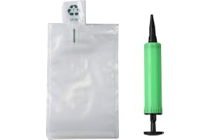 MIUPOO Clear Plastic Inflatable Bag with Free Pump Cushion Air Packaging Bag Inflatable Packaging Air Inflatable Cushion Blocking Bag Inflatable Protector Bag 4x6 Inches 50 Pieces.