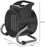 Sealey PEH2001 Industrial PTC Fan Heater 2000W 230V Ceramic Instant Odour-Free view 6