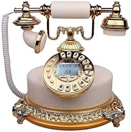 固定電話 ヨーロッパ電話アンティーククラシック電話ヴィンテージレトロコード付き電話樹脂固定電話プッシュボタンダイヤルスピードダイヤルリダイヤル機能ハンズフリー家の装飾オフィスクラフト 固定電話 Gcamedia Com